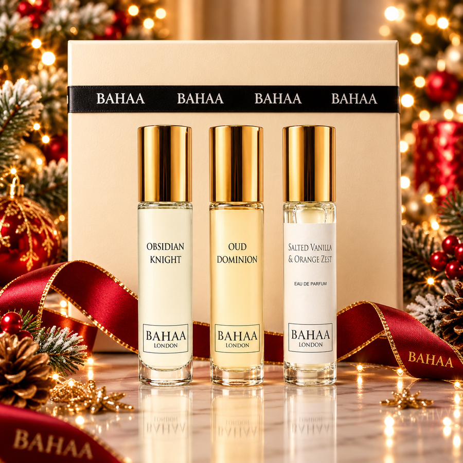 BAHAA London Luxury Fragrance Trio Gift Set | 3 × 10ml