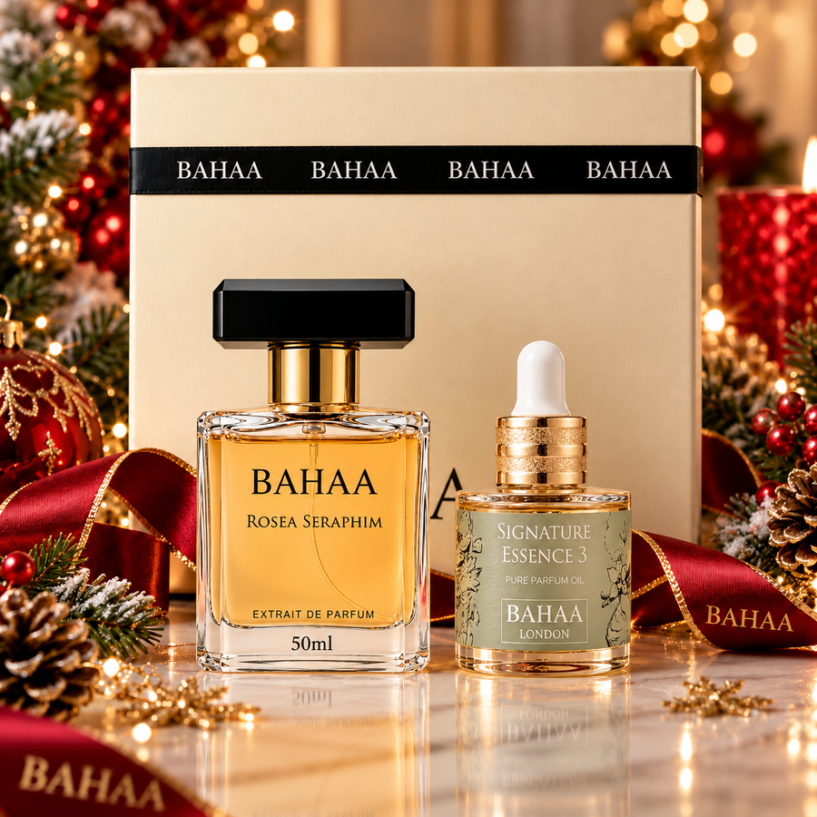 Rosea Seraphim × Essence 3 | Luxury Fragrance Layering Gift Set – 50ml + 20ml