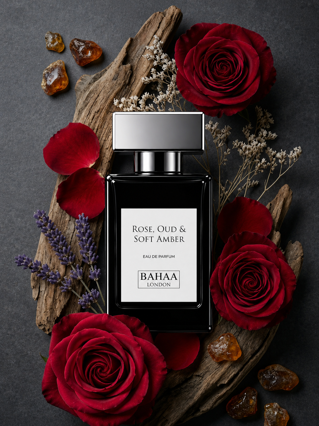 Rose, Oud & Soft Amber